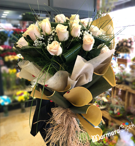 Somon Güllerden Şık Buket