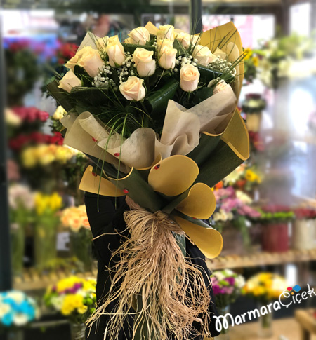 Somon Güllerden Şık Buket