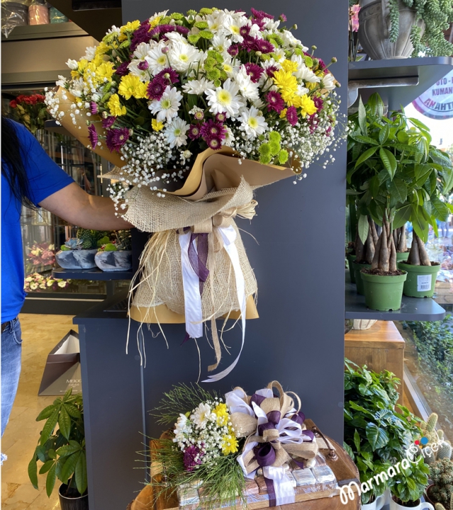 Çiçek ve Çikolata Seti