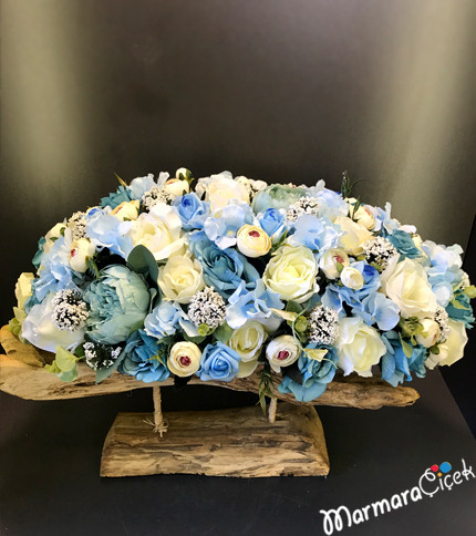 Mavi Yapay Masa Çiçeği