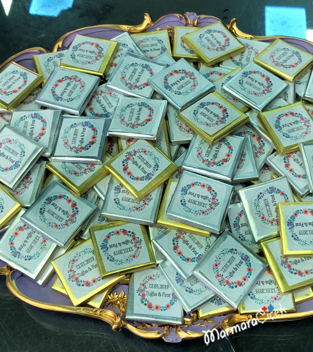 Baskılı Madlen Çikolata