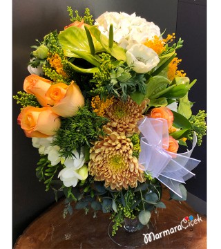 Yeşil Turuncu Aranjman