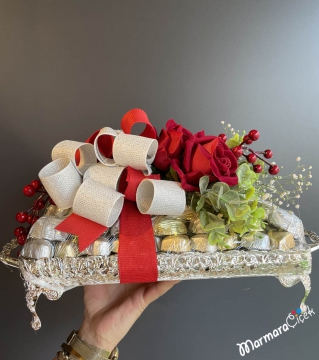 Söz- Nişan Çikolata Tepsisi