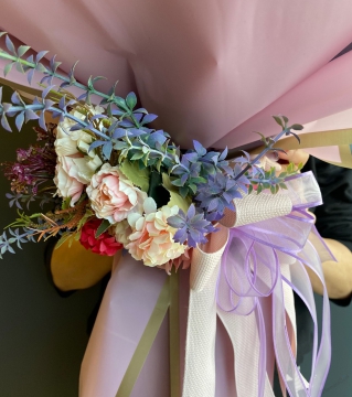 Yapay Jumbo Nişan Çiçek Buketi