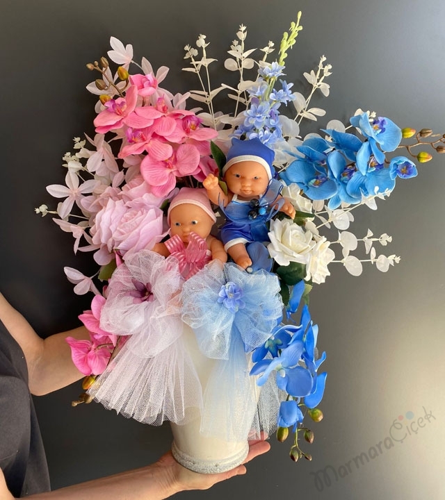 Yapay İkiz Bebek Aranjman 