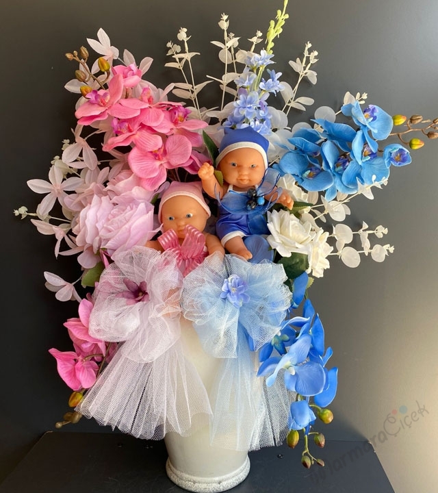 Yapay İkiz Bebek Aranjman 