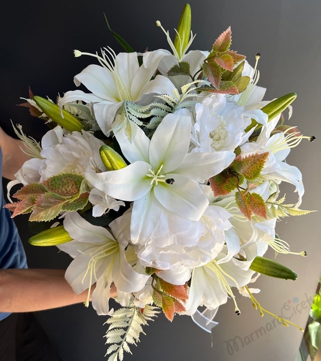 Yapay Lilium Şakayık Tanzim